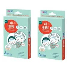 Kit Com 2 Xo Febre - Compressa Refrescante - Alivio Da Febre