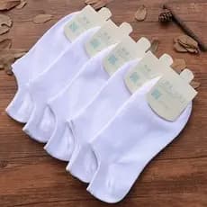 Meias Branca Unissex Soquetes Kit 3 Pares Promoção top