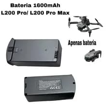 Bateria Drone Lyzrc L200 Pro E Pro Max 7.4v 1600mah Original