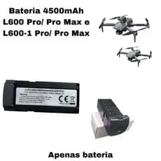 Bateria 4500mAh Drone L600 Pro/ Pro Max/ L600-1 Pro/ Pro Max Lyzrc Original