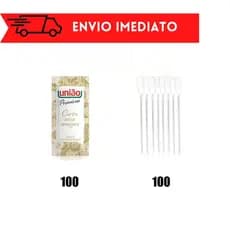 Açúcar União Sache 100un + Mexedor De Cafe 100un