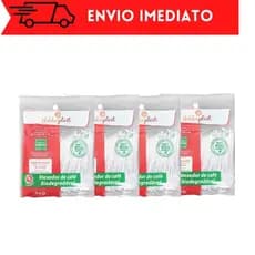 Mexedor Palheta Biodegradável 9cm p/ Café Cristal 2000 Un GoldenPlast
