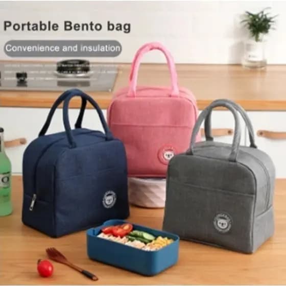 Bolsa Térmica Portátil de Mão Lancheira Marmita Viagem Piquenique Bolsa Térmica Portátil de Mão Lancheira Marmita
