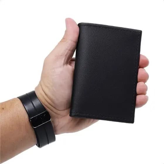 Carteira Masculina Porta Documento Cartão CNH Slim