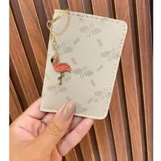 Carteira Feminina Elegante e com Chaveiro Acoplado