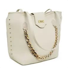 Bolsa Tote Feminina Rafhig com Corrente Dourada