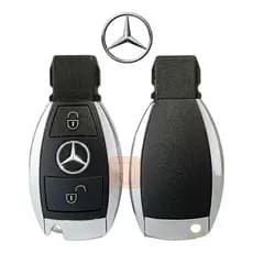 Carcaça Chave Mercedes Bens C 180 C200 C300 C43 C63 COM 2 BOTÕES
