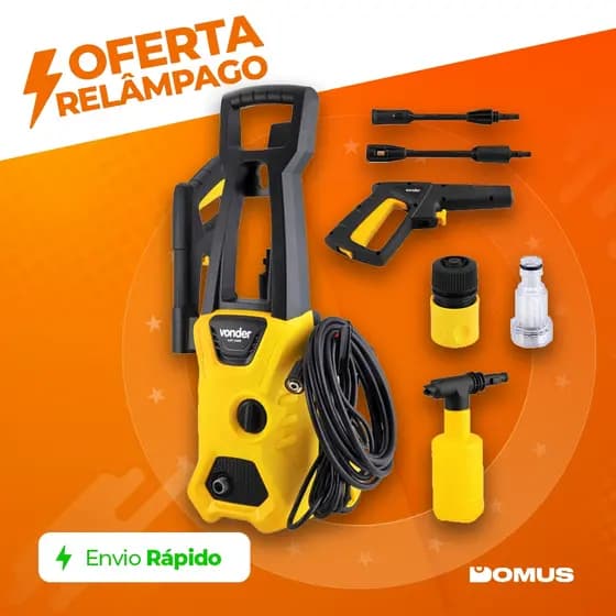 Lavadora De Alta Pressão LAV 1600, 1.600 lbf/pol² Lavadora Vap Vonder