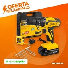 Parafusadeira Furadeira de Impacto Vonder PFV012I 12V Bivolt a Bateria