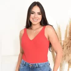Regata Feminina Blusa Alça Larga Grossa Dia a Dia Regata Lisa Elegante Básica Plus Size M ao G3