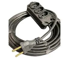 Extensão Elétrica 10 15 20 e 25 Metros Cabo PP 2x2,5mm Plug 10a