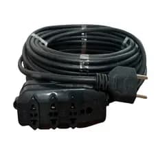 Extensão Elétrica 30 Metros Com Cabo PP 2x2,5mm Padrão Novo / Antigo  Plug 10a