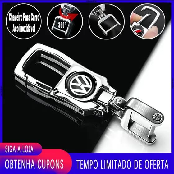 [Promo] Aço inoxidável Chaveiro De Carro /Chaveiro Para Carro/Carro chave Pingente/carro acessórios Para Volkswagen