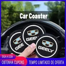 [Promo] Para Geely 2pcs Pvc Cupa de água de carro Carro Base para copos antiderrapante Interior Decoração carro acessóri