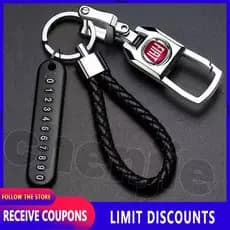 [Promo] Para Fiat Aço inoxidável chaveiro para carro/moda chaveiro de carro/chaveiro para moto/chaveiro de moto