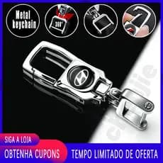 [Promo] Para Hyundai Aço inoxidável Moda chaveiro para carro chaveiro de carro chaveiro para chave de carro Metal chavei