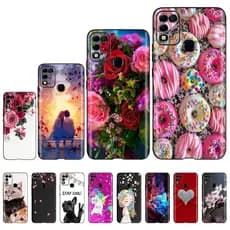 Capa Protetora De Silicone Infinix Hot 11 Play Com Estampa Floridas Para 11 Hot11Play