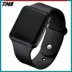 Relógio digital Simples Para Homens Moda Esportes LED Eletrônico Preto Pulseira De silicone casual Masculino reloj hombr