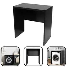 Nicho Decorativo para Maquina Lava e Seca 91x69x64cm Preto