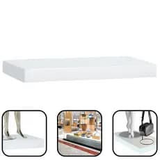 Base Tablado Para Manequim Vitrine MDF Branco 10x50x100cm