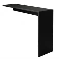 Mesa De Parede Aparador Bancada L 100x100x50cm Preto MDF