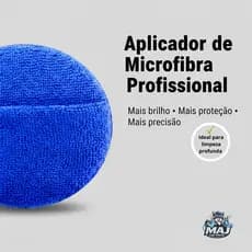 Aplicador de Microfibra Automotiva com Encaixe de Mão – Super Macio para Cera e Selante