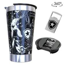Copo Térmico Personalizado Em 360° Graus Botafogo - Glorioso Futebol Time Torcida