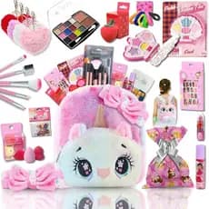 Kit Infantil Criança De Maquiagem Com Mochila Make Linda Completa - Envio Imediato