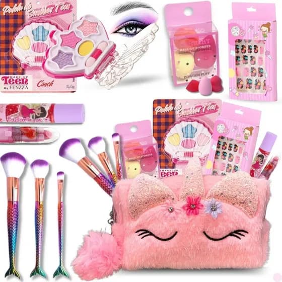 Kit de Maquiagem Infantil Completa Para Criança - Envio Imediato