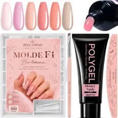 Kit Polygel Poligel Alongamento Molde F1 Unhas Super Promoção - ENVIO IMEDIATO