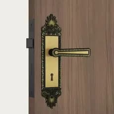 Fechadura Porta Quarto Interna Stam 813/03 Colonial Espelho Antique Broca 40mm