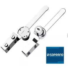 Fechadura P/ Vitrine Freezer 160mm Trava Jacaré Reforçado Soprano