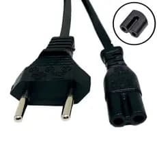 Cabo de Força Bipolar Padrão 8 – Ideal para Lojistas e Atacado!    Produto de alta qualidade, compatível com diversos ap
