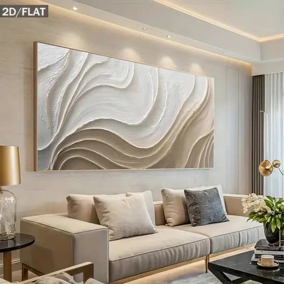 Quadro Decorativo 110x80cm paz personalidade pureza elegante Decore Sala,Quarto,Copa,consultório,escritório,hall