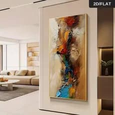 Quadro Decorativo 110x80cm sophisticado luxo exclusividade design Decore Sala,Quarto,Copa,consultório,escritório,hall