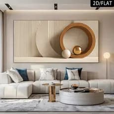 Quadro Decorativo 110x80cm leveza requinte inspiração suavidade Decore Sala,Quarto,Copa,consultório,escritório,hall