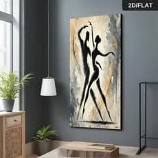 Quadro Decorativo 110x80cm classe serenidade sofisticação leveza Decore Sala,Quarto,Copa,consultório,escritório,hall
