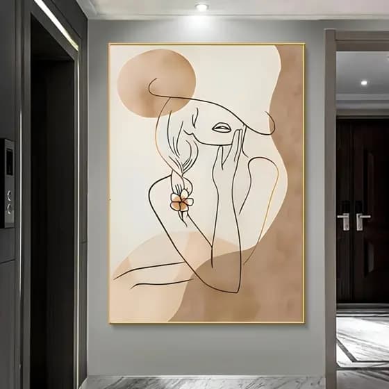 Quadro Decorativo 110x80cm luxo bom gosto simplicidade delicadeza Decore Sala,Quarto,Copa,consultório,escritório,hall