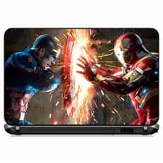 Adesivo Personalizado Skin Pelicula Notebook Macbook Tablet Capitao America Guerra Civil [ cw03 ] Os Vingadores Herois