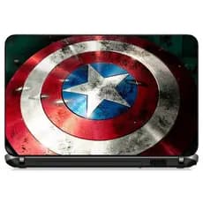 Adesivo Skin Pelicula Notebook Macbook Tablet Capitao America Herois Os Vingadores Escudo Varios Modelos