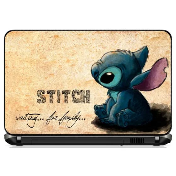 Adesivo Skin Notebook Pelicula Personalizado Macbook Tablet Lilo & Stitch [ 34 ] Infantil Desenho Aloha alienígena ET