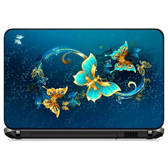 Adesivo Personalizado Skin Pelicula Notebook Macbook Tablet Laptop Borboleta [ 76 ] Paisagem Jardim