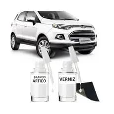 Tinta Tira Risco Automóvel - Branco Ártico - Ford Ecosport 2013 A 2020