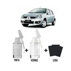 Tinta Tira Risco Automóvel - Prata Etoile - Renault Clio