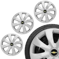 Jogo Calota Aro 14 GM Celta Prisma Montana Corsa Onix Agile Meriva Prata !!!! !!! Aproveite!