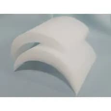Ombreiras de espuma curvadas