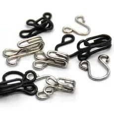 Colchetes de Gancho com Mola Preto