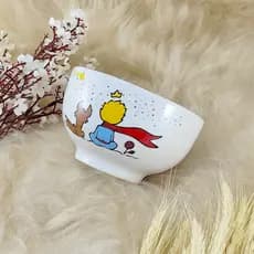 Tigela Cumbuca Bowl Açaí Sopa Porcelana 350ml Pequeno Príncipe Estrelas