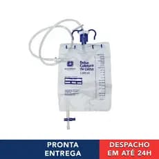 Kit 5 Bolsas De Coleta Urina Sistema Fechado 2L Estéril - Descarpack