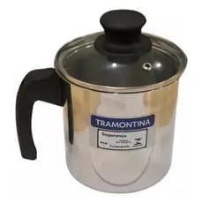 Fervedor Canecao Aço Inox 14 Cm C/tampa Allegra Tramontina